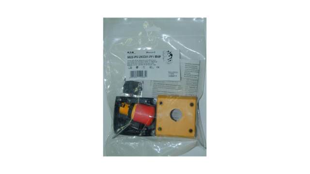 Eaton Eaton Moeller Series Series OFF Emergency Stop Push Button, Surface Mount, 1NO | 110939 M22-PV-2KC01-IY1-BVP