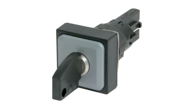 Eaton Eaton Moeller 2-position Key Switch Head, Latching, 16 mm Cutout | 072376 Q25S1R-A1