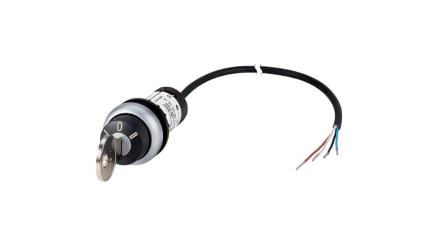 Eaton Eaton Moeller 3-position Key Switch Head, Momentary, 22.5 mm Cutout | 186280 C22-WS3-MS1-K02-P65