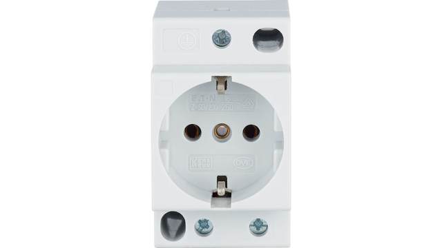 Eaton ZSD White 1 Gang Plug Socket, 16 A Indoor, CEE 7/3 | 266875 Z-SD230