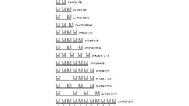 Eaton Eaton Distribution Parts 1 Phase Busbar, 400 V, 0 mm Pitch | 263963 ZV-KSBI-3TE/S