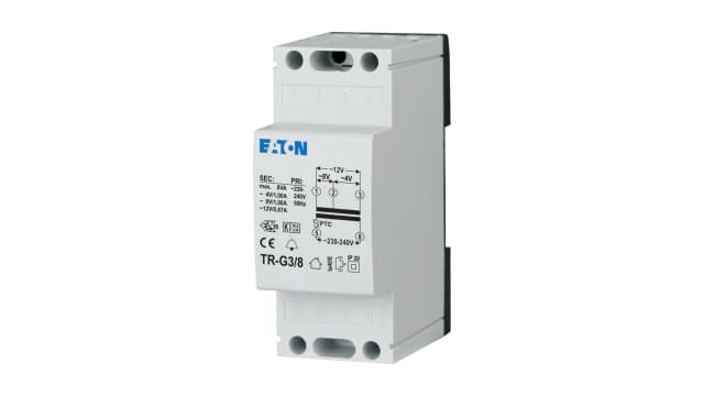 Eaton DIN Rail Transformer, 230V ac Primary, 4V Secondary | 272481 TR-G3/8
