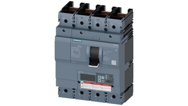 Siemens, SENTRON, 3VA6 Molded Case Circuit Breaker 4-Pole 250 A, Breaking Capacity 100 kA, Fixed | 3VA6325-7JP41-2AA0