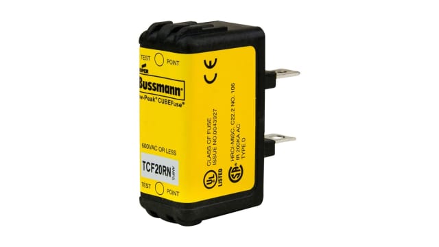 6A NH Fuse, 1.75 x 0.75 x 1.88in, 600V ac | TCF6RN