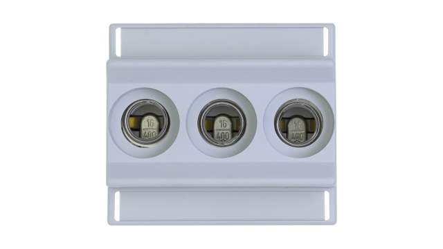 16A Fuse Holder for 36 x 71 x 81mm Fuse, 3P, 400V | TFRN01C