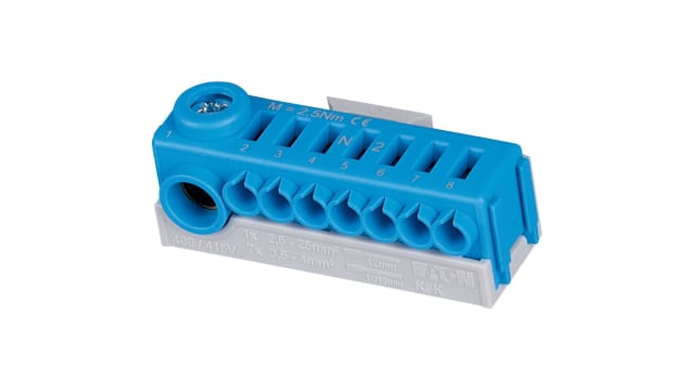 2.5mm Pitch, xComfort KLV, 2 Way, Pluggable Terminal Block, Plug, DIN Rail, Plug-In Termination | 302502 KSK-N-UP/HW-KLV