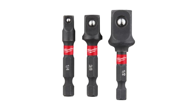 Milwaukee 4932479228 Socket Adapter Set Steel, 3 | 4932479228