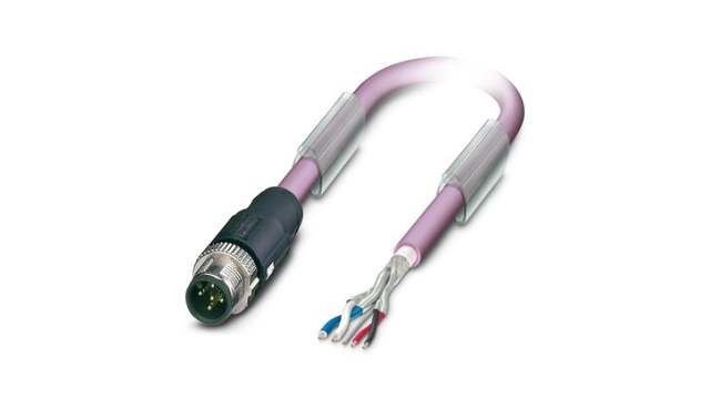 Phoenix Contact Bus Bus Cable, 2 Cores, 0.25 mm² 24 AWG, Screened, 5 m Polyurethane Sheath | 1518180