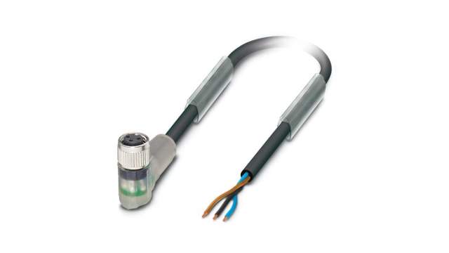 Phoenix Contact Straight, Unterminated to Female 3 way M8, M8 Sensor Actuator Cable, 3 m | 1415875