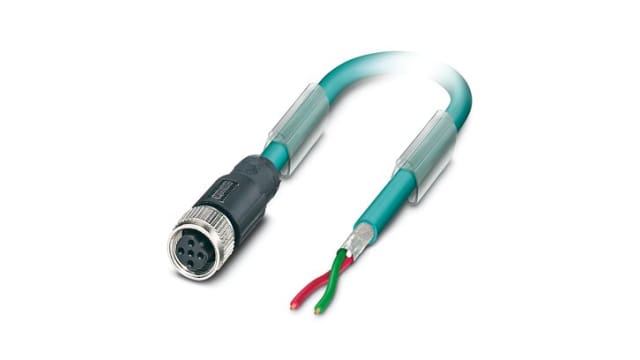 Phoenix Contact Bus Bus Cable, 2 Cores, 0.25 mm² 24 AWG, Screened, 15 m, Blue Polyurethane Sheath | 1525539