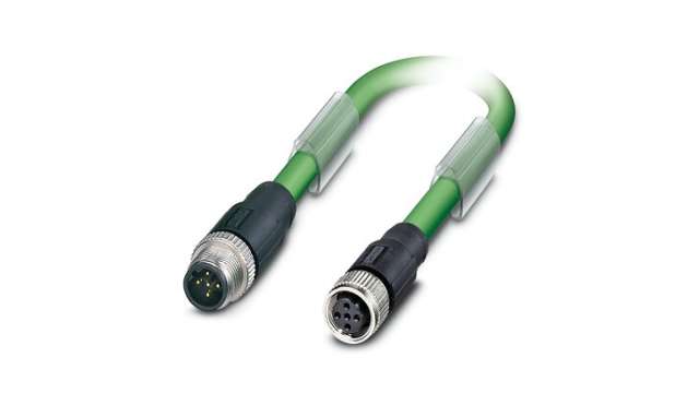 Phoenix Contact Bus Bus Cable, 5 Cores, 3 x 2 x 0.22 mm² 24 AWG, Screened, 15 m, Green Polyurethane Sheath | 1507227