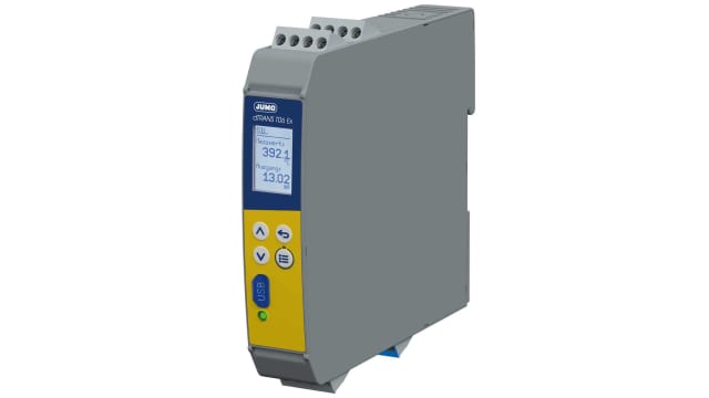 Jumo 707075 Temperature Transmitter Analog Input, 24 V dc | 707075/8-29/000