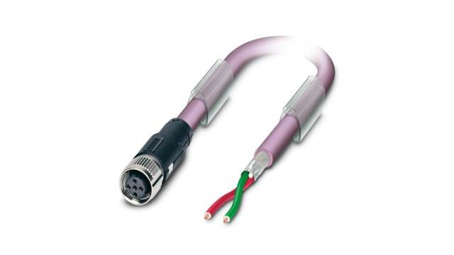 Phoenix Contact Bus Bus Cable, 2 Cores, 0.25 mm² 24 AWG, Screened, 5 m Polyurethane Sheath | 1518070