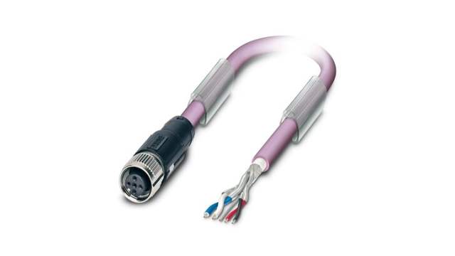Phoenix Contact Bus Bus Cable, 2 Cores, 0.25 mm² 24 AWG, Screened, 2 m Polyurethane Sheath | 1518216