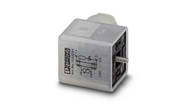 Phoenix Contact Solenoid Valve Connector for use with Valve | 1533291