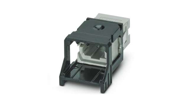 Phoenix Contact 1041840 FSMA Multimode Duplex Fibre Optic Adapter, 500dB Insertion Loss | 1041840