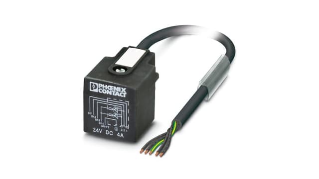 Phoenix Contact Straight to Straight, Valve Connector Sensor Actuator Cable, 3 m | 1435098