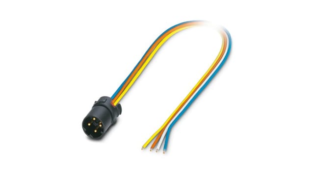 Phoenix Contact 14408 Series Data Cable, 0.34 mm², 500mm, TPE Litz Wire Cable | 1440821