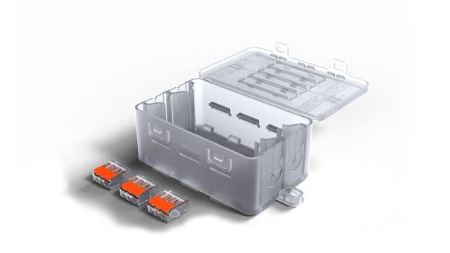 WISKA KonnektIT Series Transparent Polypropylene Junction Box, IP20, 100 mm, 52 mm 34 mm | KonnektIT 204/221-413x3