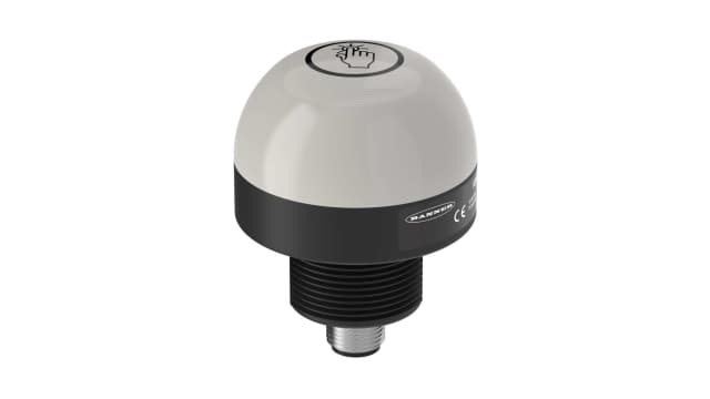 Banner Capacitive switch Momentary NO Illuminated, Green, Yellow, Red, PNP, IP67 | K50APTGRYF2Q