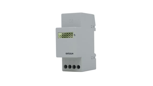 Grasslin Taxxo 9403 Hour Meter, 7 Digit LCD, 50 → 60Hz, 24 → 240 V ac | 05.25.0007.1