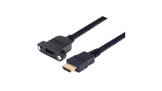 L-ComPMHD, 1m Male HDMI to Female HDMI | PMHDMF-1