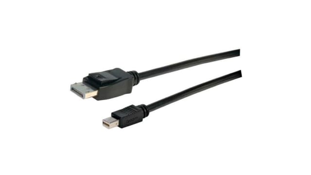 L-Com Male Male to Male DisplayPort, Polyvinyl Chloride DisplayPort Cable, 1 m | DPCAC2MM-1M