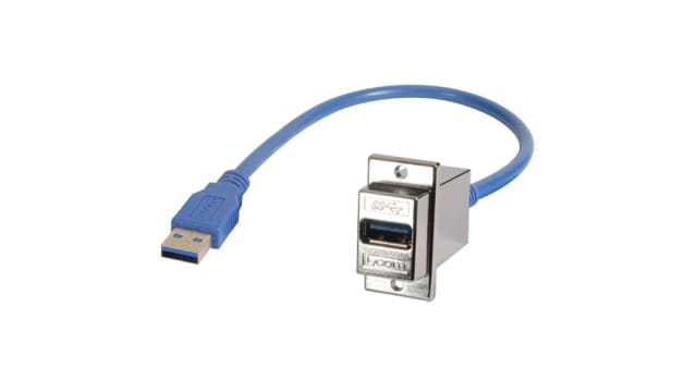 L-Com USB 3.0, Male USB to Male USB A, 1m | ECF504-30-1AAS