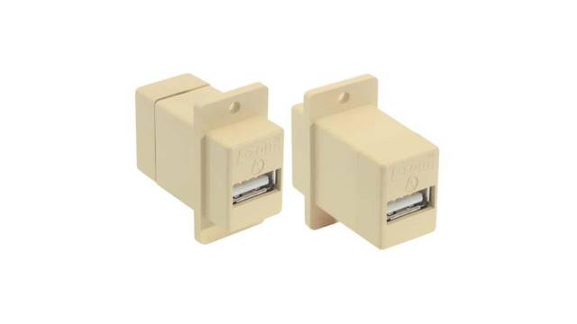 L-Com Straight, Panel Male- 1 Port Type USB Type A USB Connector USB 2.0 | ECF504-UAA