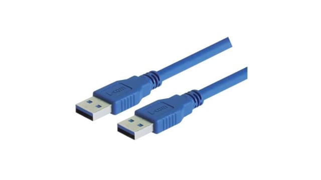 L-Com USB 3.0, Male USB to Male USB A, 500mm | CAU3AA-05M