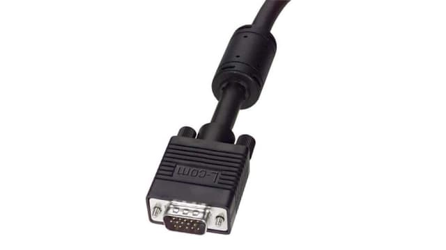 L-Com Male D-Sub 15-Pin to SVGA Cable Black | CTLF3VGAMM-10