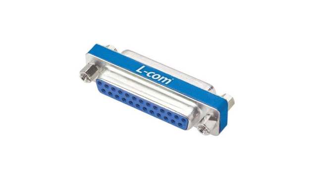 L-Com D-Sub Adapter 9-Way D-Sub to Female Female | DGB25F