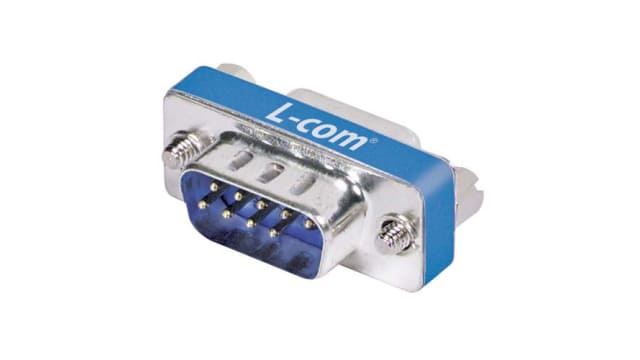 L-Com DMA 9 Way Straight Screw D-Sub Connector Female, with Jack Screw | DMA030MF
