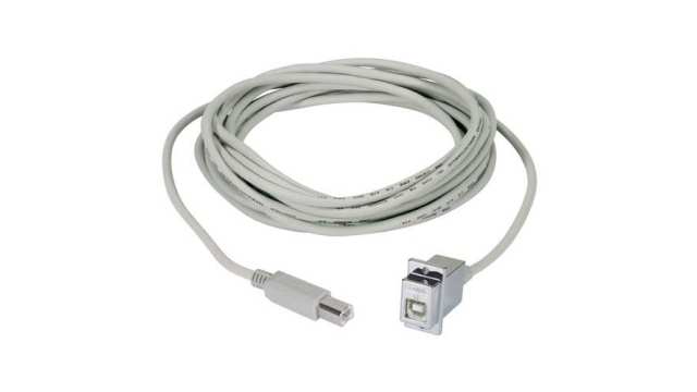 L-Com Straight, Panel Male- 1 Port Type USB Type B USB Connector USB 2.0 | ECF504-24BBS