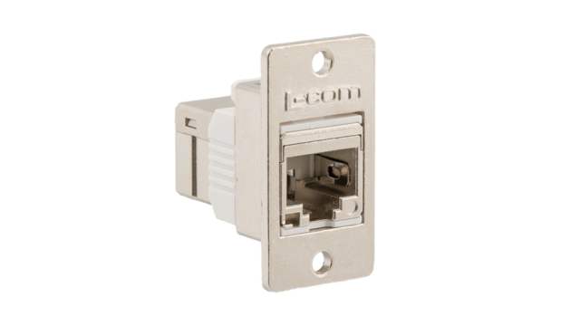 L-Com ECF Series 1 Port RJ45 Shielded Panel Mount | ECF504-SC6A-DC