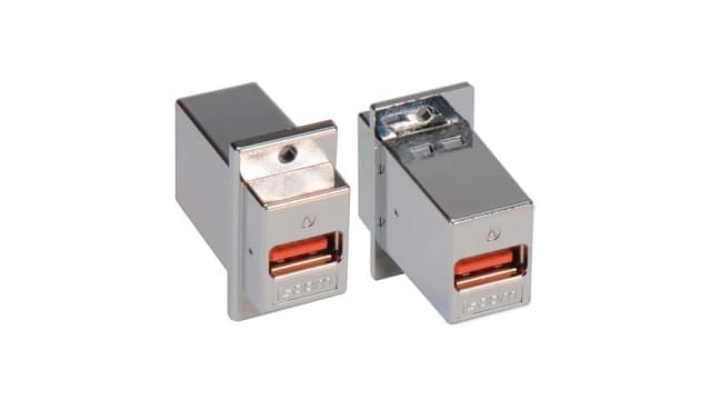 L-Com Straight, Panel Male- 1 Port Type USB Type A USB Connector USB 2.0 | ECF504-UAAS-HR