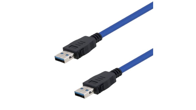 L-Com USB 3.0, Male USB to Male USB A, 1m | U3A00005-1M