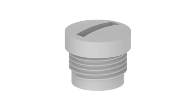 Banner S15WL Male Circular Connector Dust Cap IP65, IP67 Rated, with Nickel Finish, Polyvinyl Chloride | ACC-CAP EURO-10