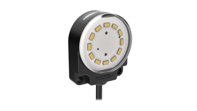 Banner LED Spotlight Work Light 125 Lm/W, 300 lm, 4-Pin, M12 Plug, 12 → 30 V dc, IP69K, IP65, IP67 | WL50F-3WQP