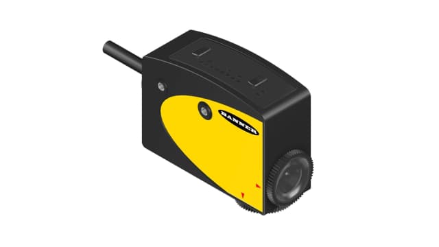 Banner Contrast Sensor LED, Bipolar NPN/PNP, 100 mA Push Button, IP67 30 V | R58ECRGB1