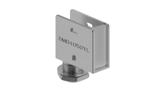 Banner, SMBF Series Standard Right Angle Bracket for Use with Coaxial Cable, RoHS Standard | SMB4050YL