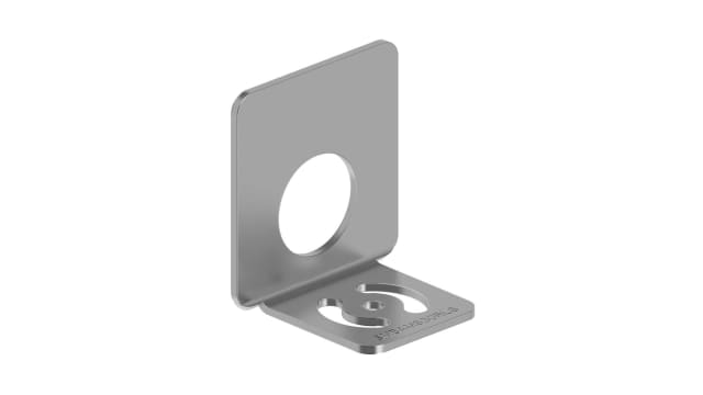 Banner, SMBF Series Standard Right Angle Bracket for Use with Coaxial Cable, RoHS Standard | SMBAMS30RLS