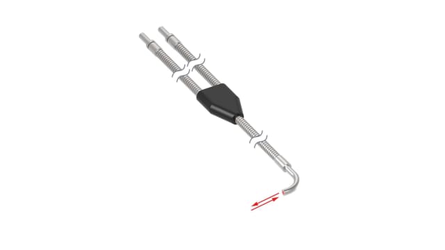 Banner Glass Fibre Optic Sensor 36 mm, NPN/PNP Output, IP67 | BA24S