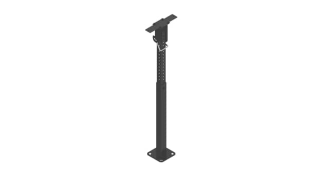 Banner Run Bar Freestanding Pedestal, STBA-RB1-S2 Series | STBA-RB1-S2