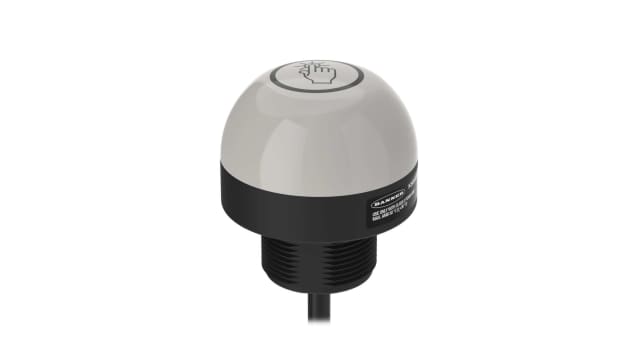 Banner Capacitive switch Momentary NO Illuminated, Green, PNP, IP67, IP69K Polycarbonate | K50ABT2XGH