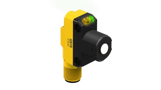 Banner Ultrasonic Rectangular Proximity Sensor, M18, 50 → 500 mm Detection, PNP NO/NC, 12 → 30 V dc | QS18UPAEQ8