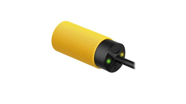 Banner Visible Red LED Photoelectric Sensor, Barrel Sensor, 6 m Detection Range | S30SN6LP