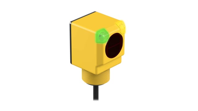 Banner Background Suppression Photoelectric Sensor, Rectangular Sensor, 400 mm Detection Range | Q40SN6FF400