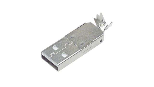 L-Com Straight, Panel Male- 1 Port Type USB Type A USB Connector USB 2.0 | USBCN2.0-A