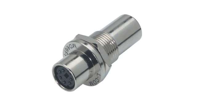 L-Com, MD66 6 Pole Straight DIN Connector, 4 Female | MD66FF